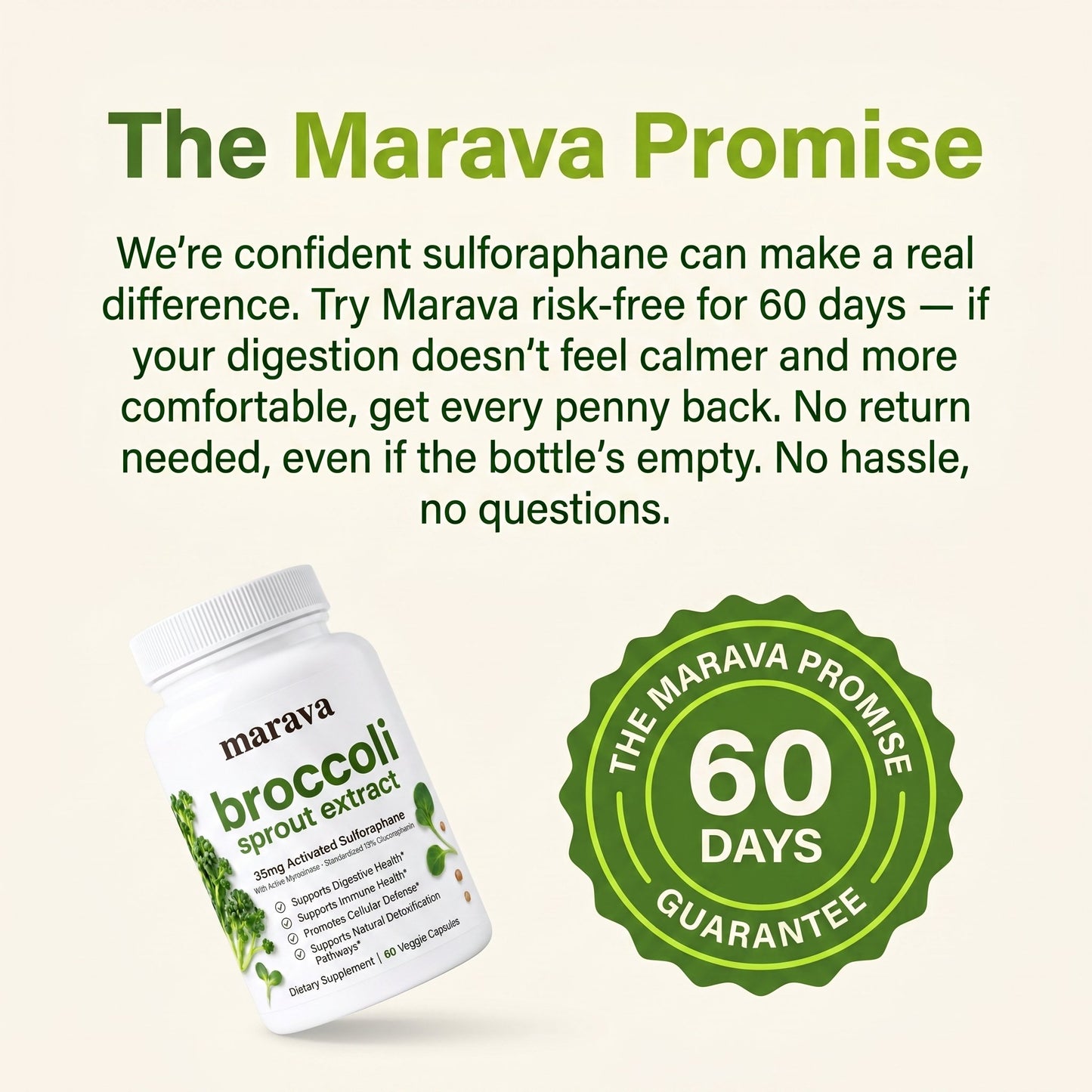 Broccoli Sprout Extract Capsules